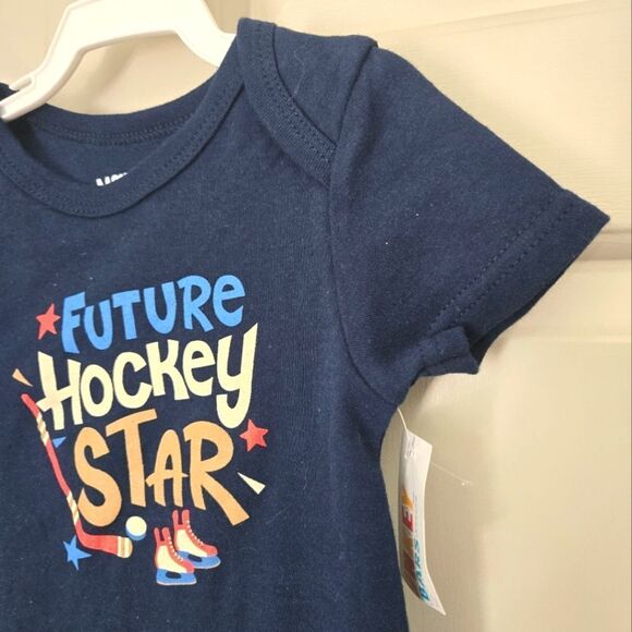 3/$10 NWT Monkey Bars short sleeve onesie size 18 m - Picture 2 of 4